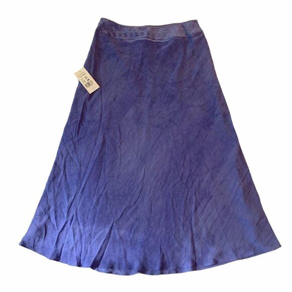 Vtg Dorothy Schoelen Platinum Maxi Skirt Purple